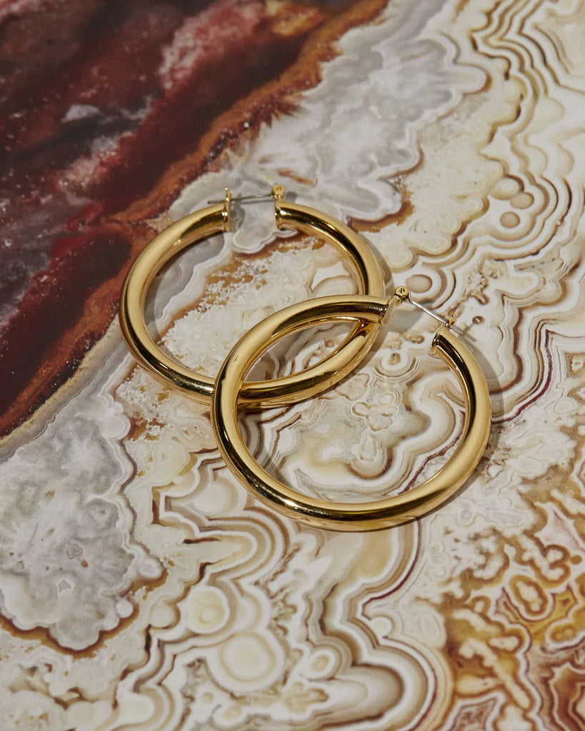 AMALFI TUBE HOOPS - THEPINK