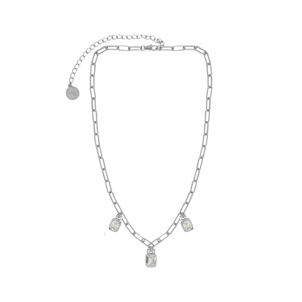 ANGELICA NECKLACE SILVER - THEPINK