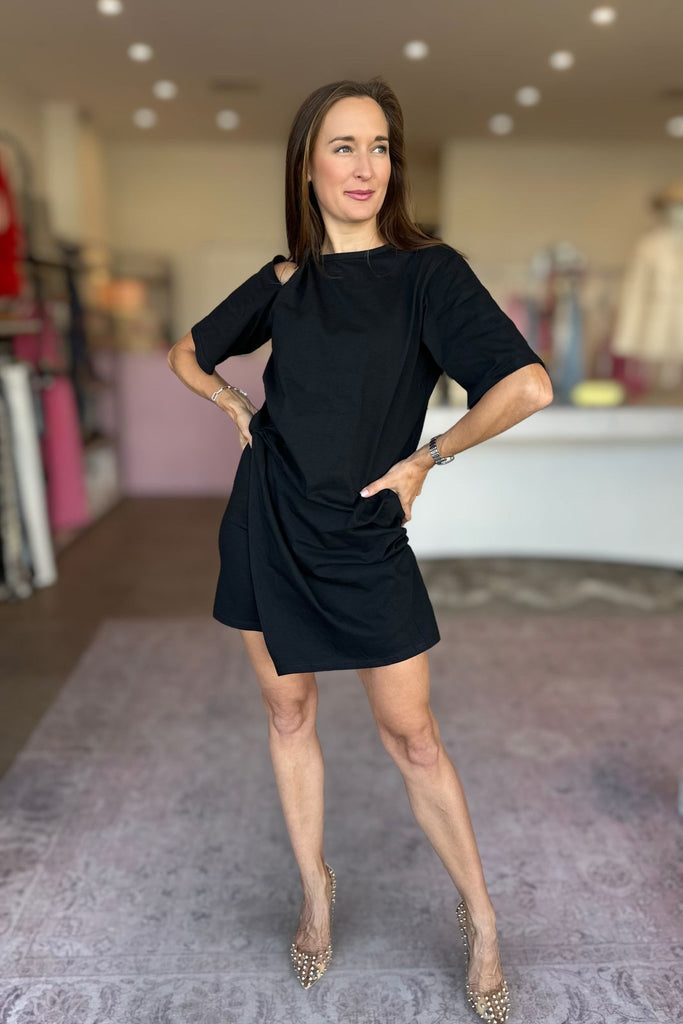 ANOUK DRESS - BLACK - THEPINK