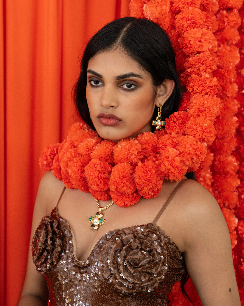 ANUSHKA EARRNGS - GOLD - THEPINK