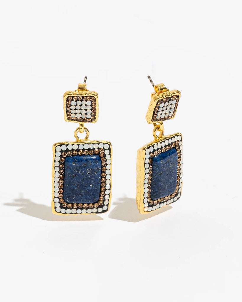ARIA EARRINGS - LAPIS LAZULI - THEPINK