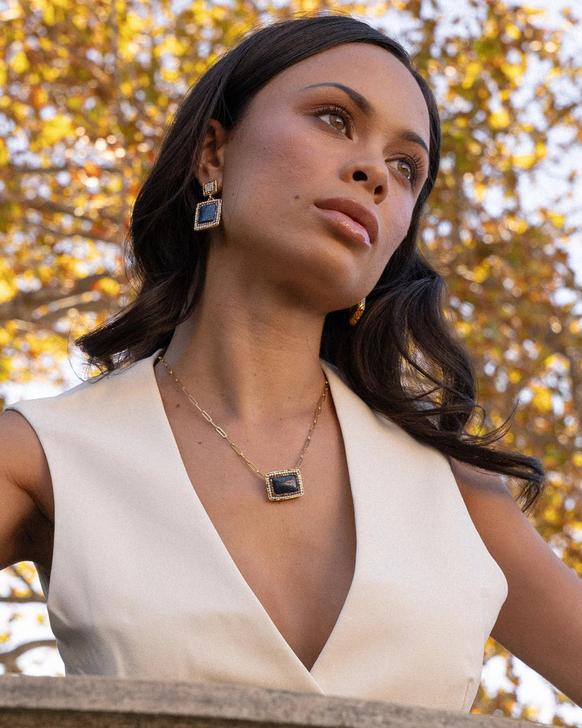 ARIA EARRINGS - LAPIS LAZULI - THEPINK