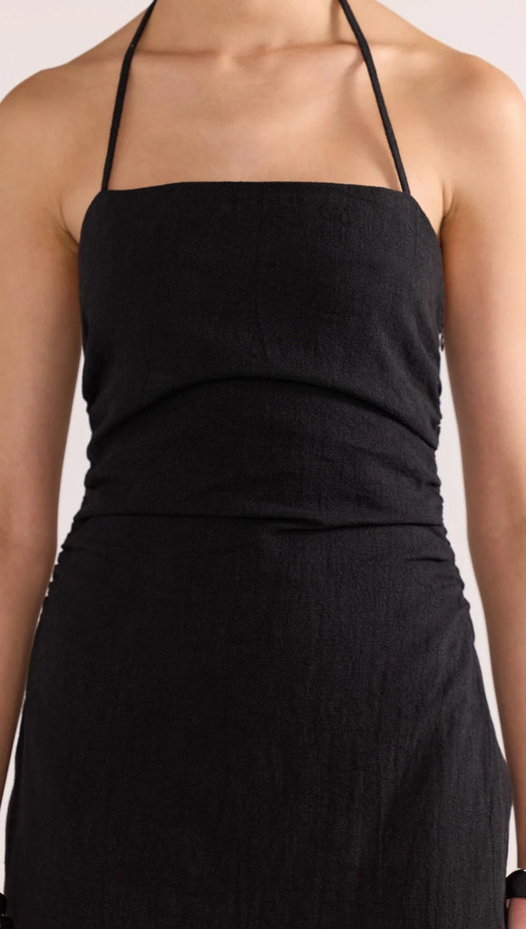 ATHENA HALTER MIDI DRESS - THEPINK