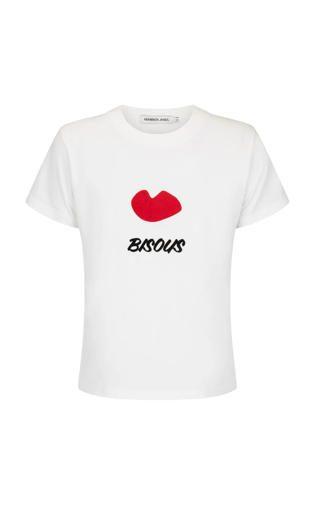 BISOUS BABY TEE - THEPINK