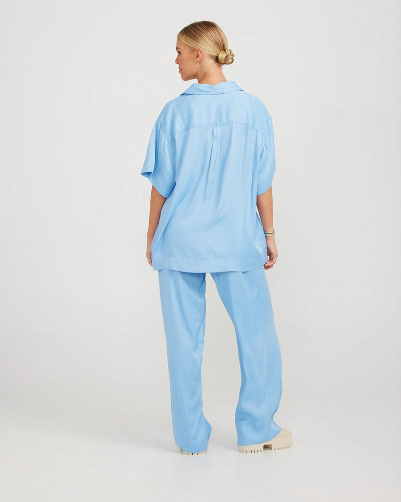 BLAKE SHIRT - PALE BLUE - THEPINK