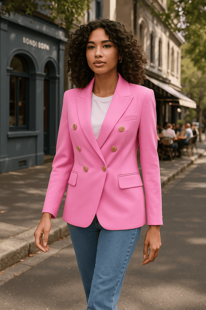 CARISS BLAZER - PINK - THEPINK