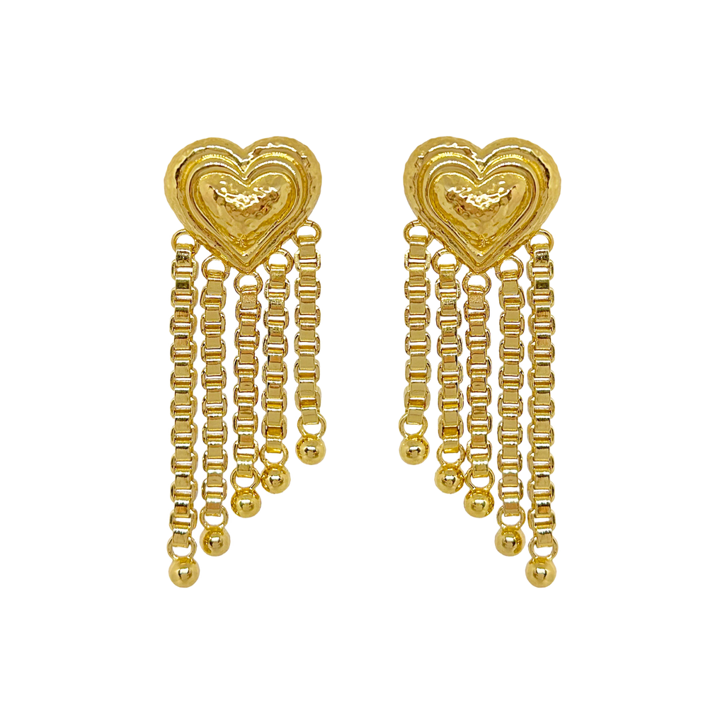 CARMEN EARRINGS GOLD - THEPINK