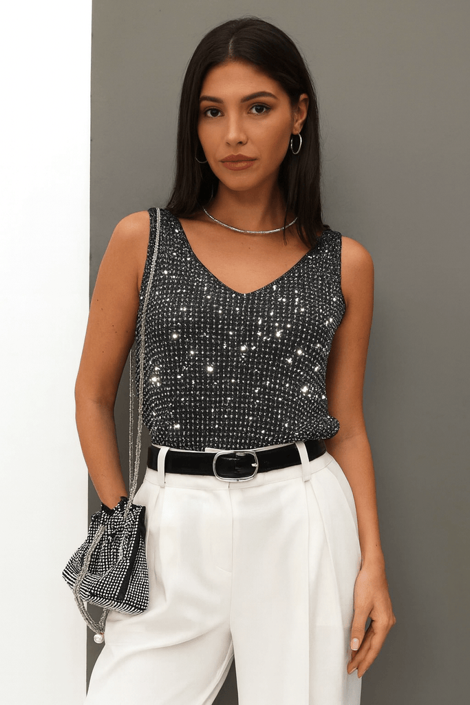 CELESTE CAMI IN BLACK - THEPINK