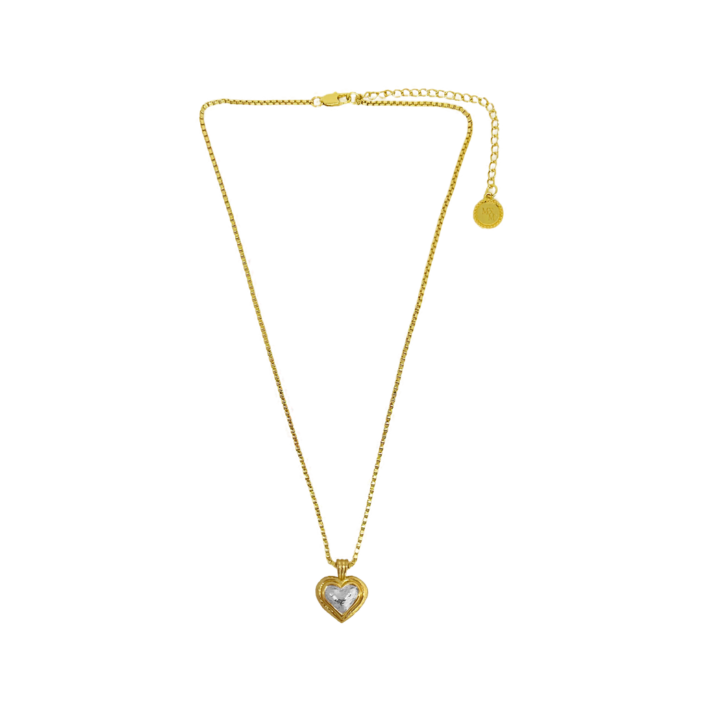 CELINE NECKLACE - MIXED METAL - THEPINK