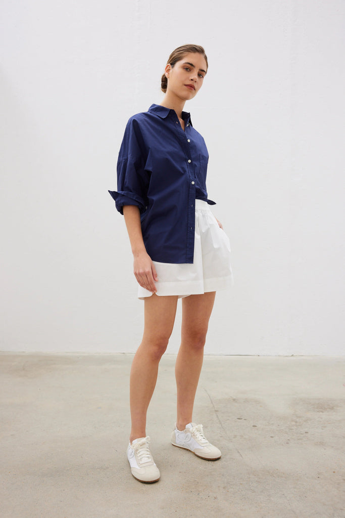 CHIARA CLASSIC SHORT - WHITE - THEPINK