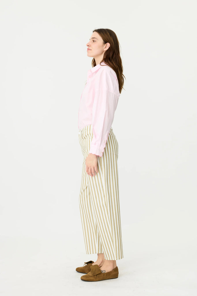 CHIARA SCALLOPED SHIRT - PINK SORBET - THEPINK