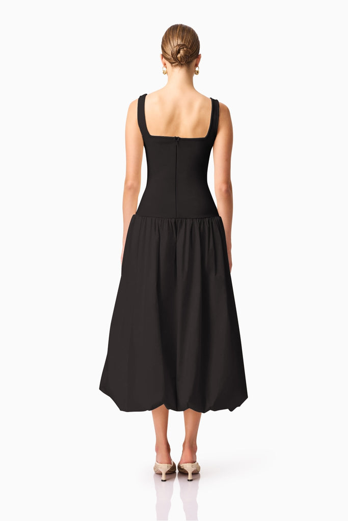 DELIA DRESS - BLACK - THEPINK