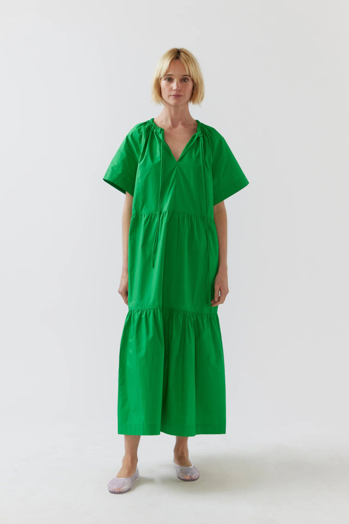 DELIA DRESS - GREEN APPLE - THEPINK