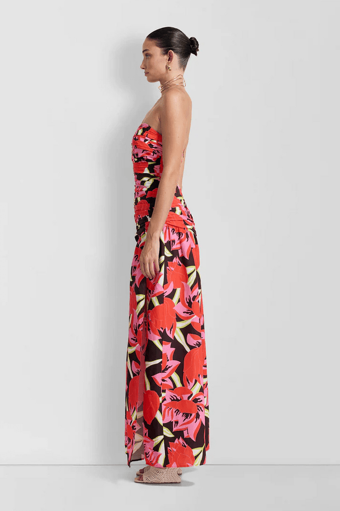 DOLCIE STRAPLESS MAXI DRESS - THEPINK