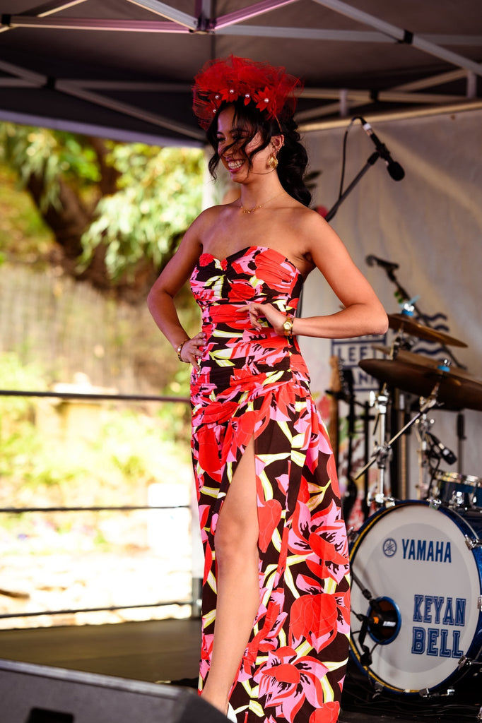 DOLCIE STRAPLESS MAXI DRESS - THEPINK