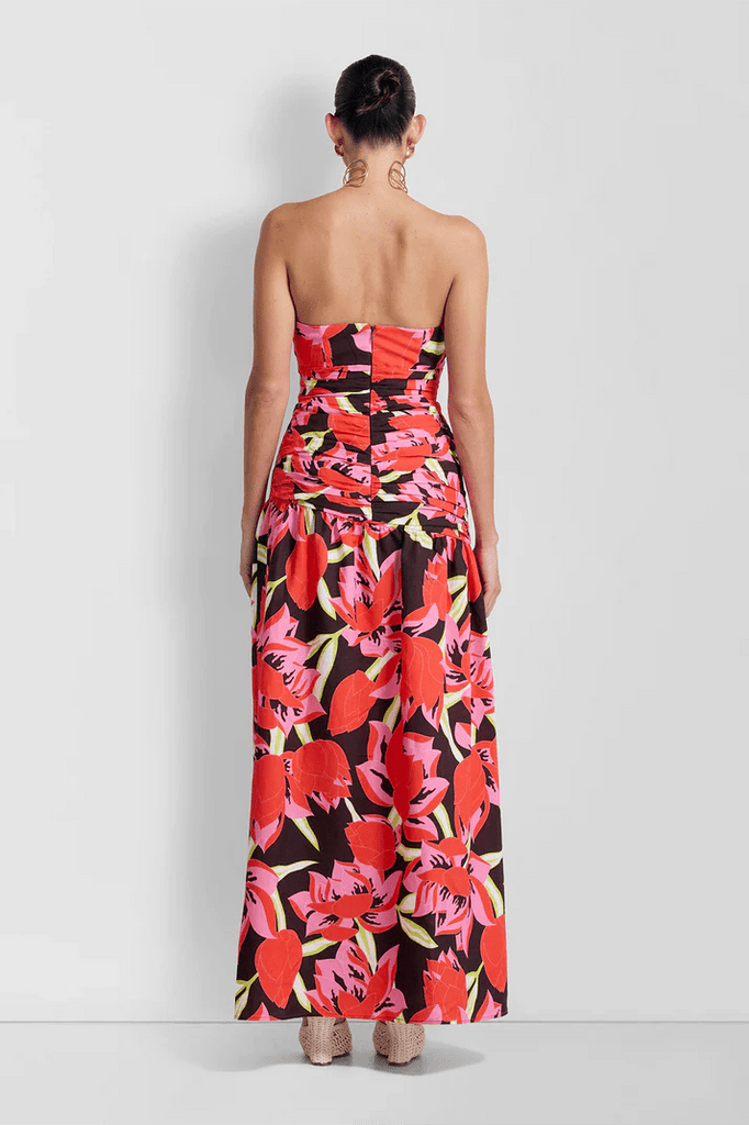 DOLCIE STRAPLESS MAXI DRESS - THEPINK
