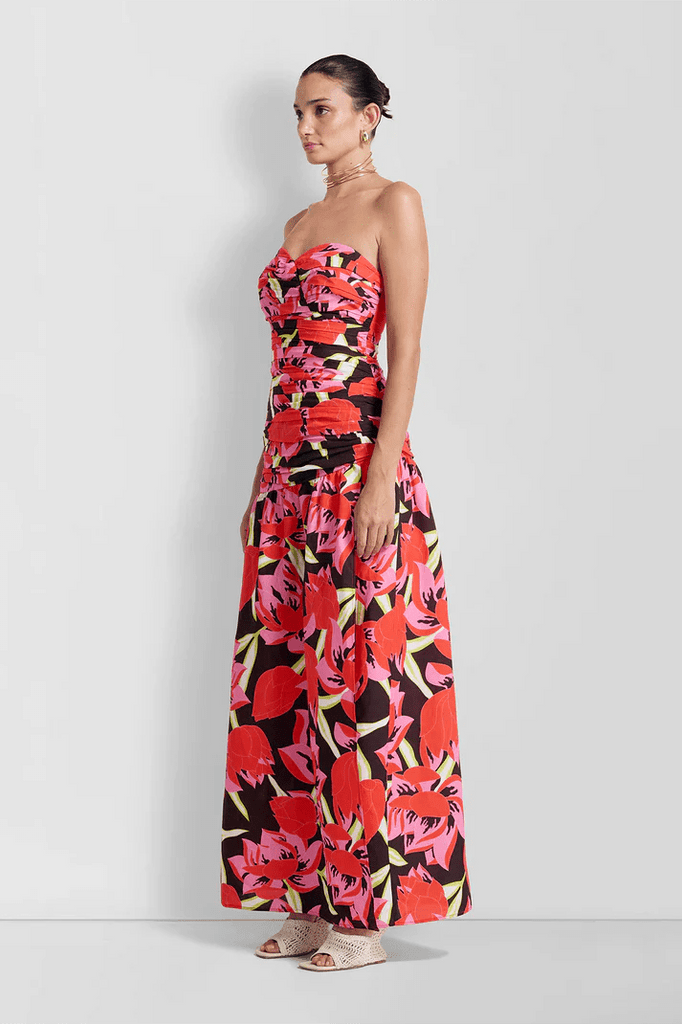 DOLCIE STRAPLESS MAXI DRESS - THEPINK