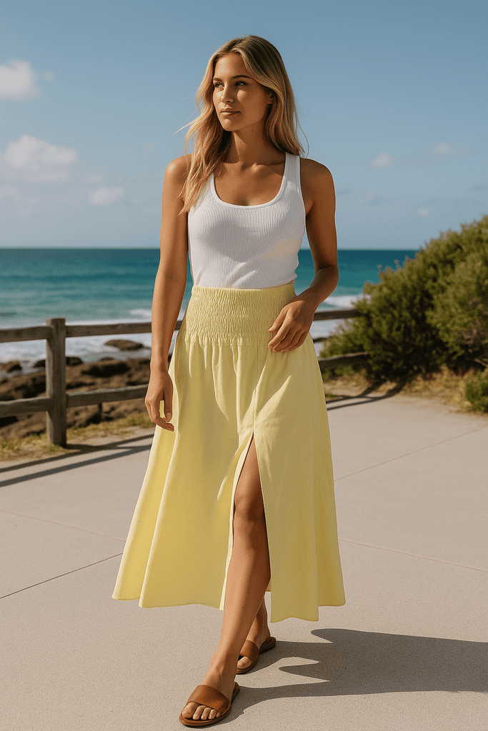EVERYDAY SUNSHINE SKIRT - THEPINK