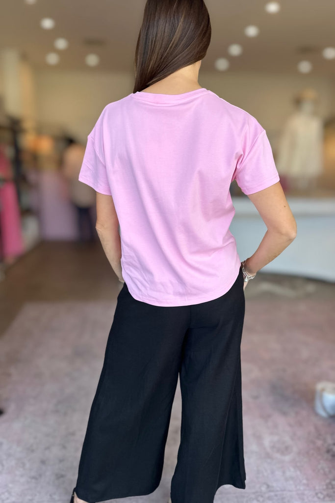 FRENCH TUCK TEE - PINK - THEPINK