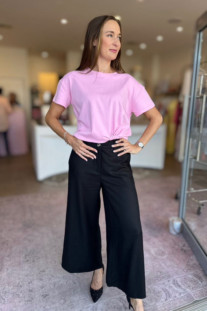 FRENCH TUCK TEE - PINK - THEPINK