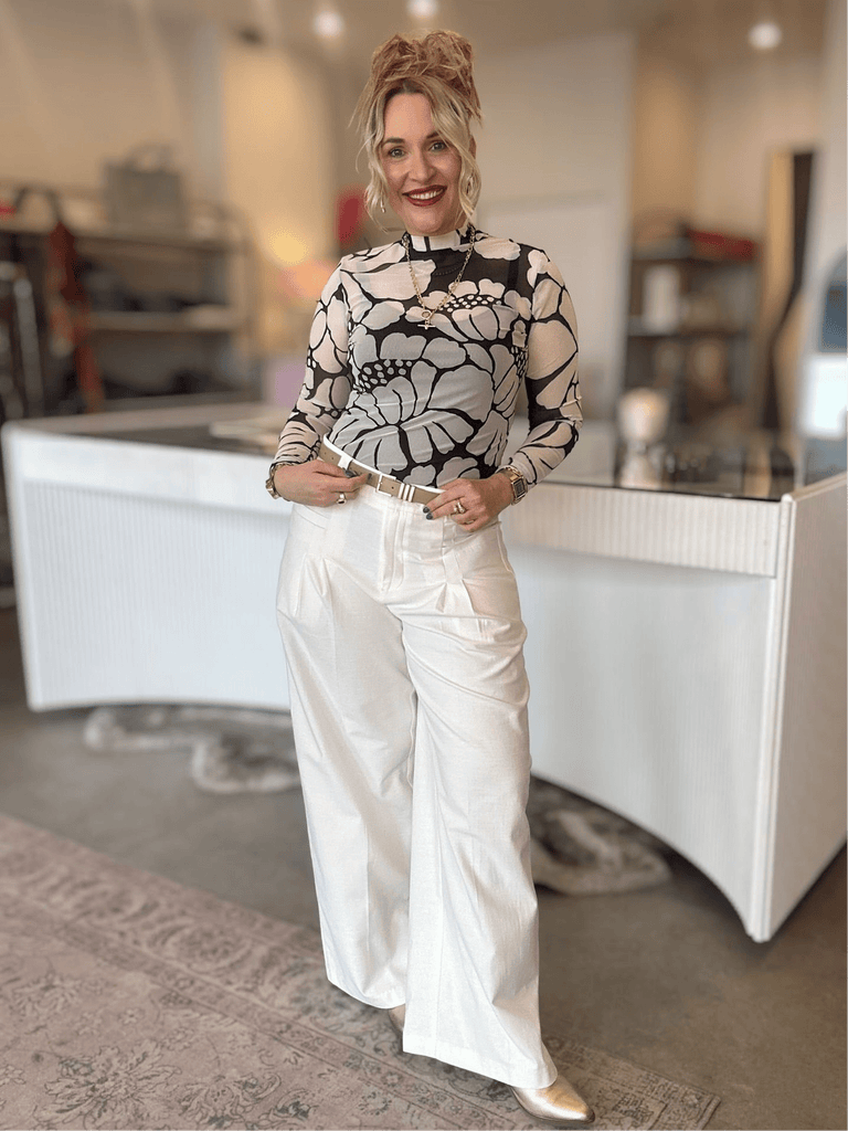 FUSION TAILORED PANT - OFF WHITE - THEPINK