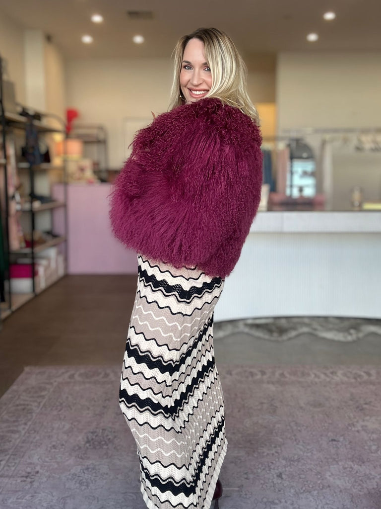 GEORGINA JACKET - CHERRY - THEPINK
