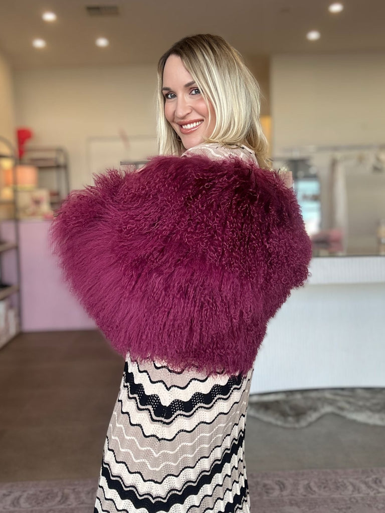 GEORGINA JACKET - CHERRY - THEPINK