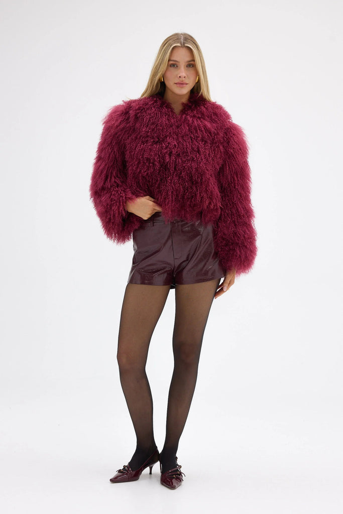 GEORGINA JACKET - CHERRY - THEPINK
