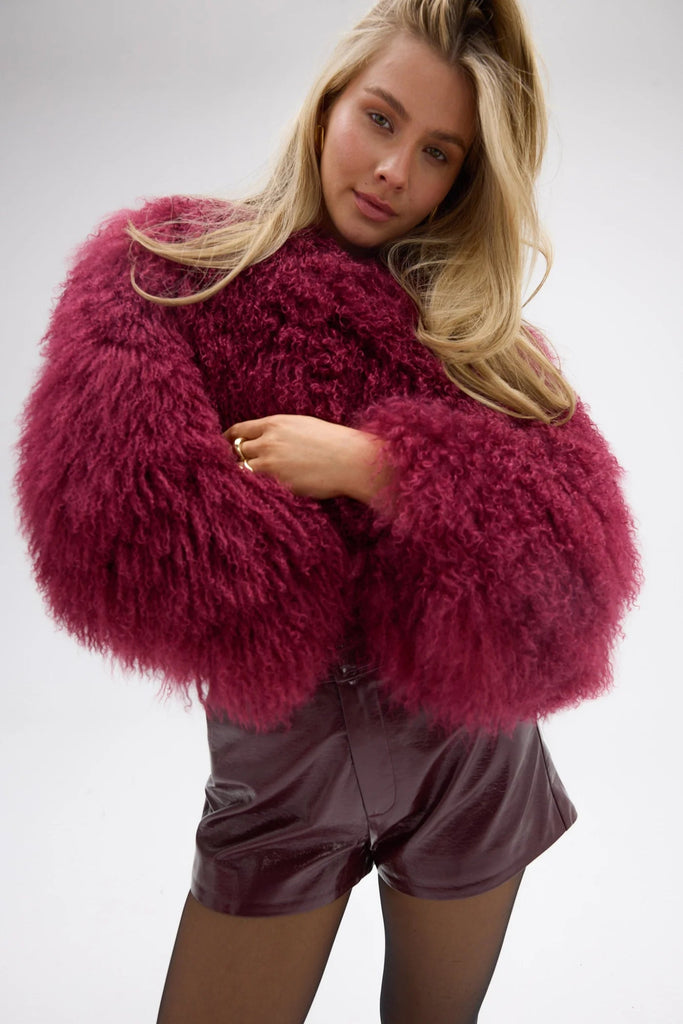 GEORGINA JACKET - CHERRY - THEPINK