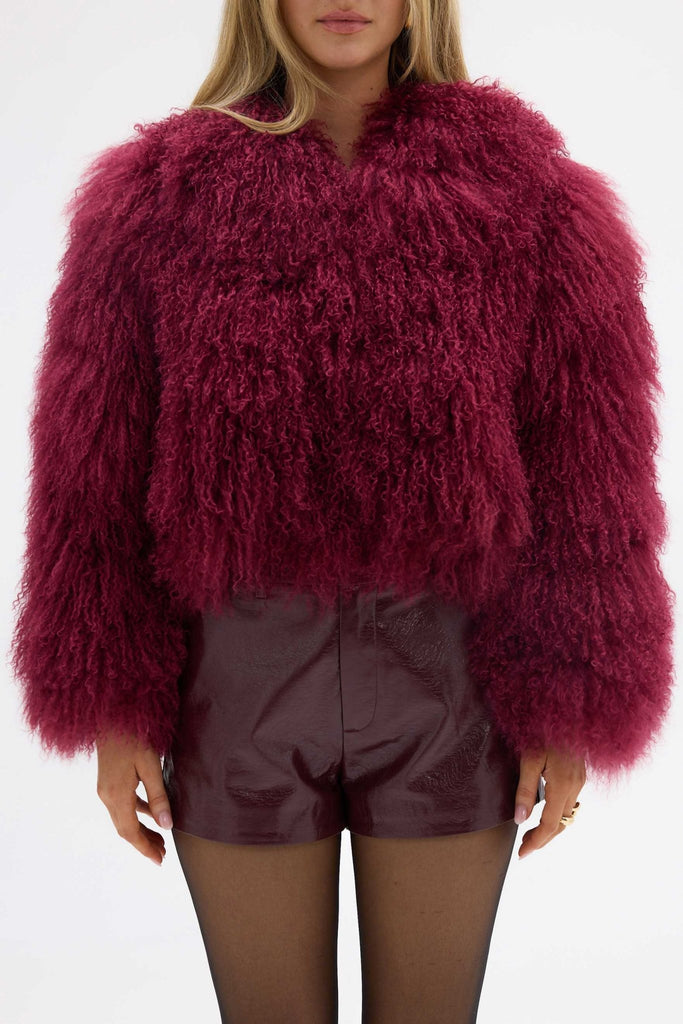 GEORGINA JACKET - CHERRY - THEPINK