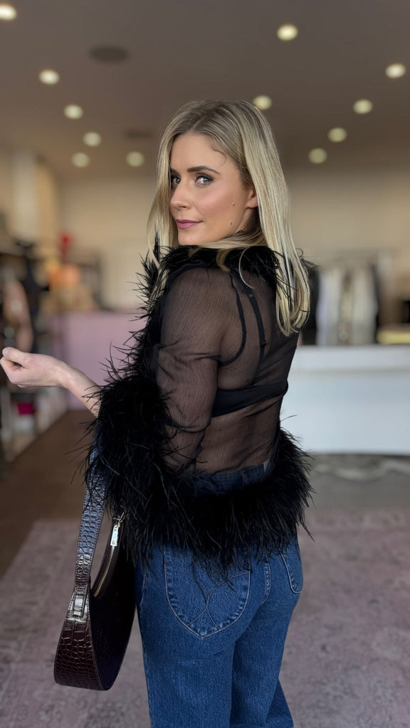 GIGI BLOUSE - BLACK - THEPINK