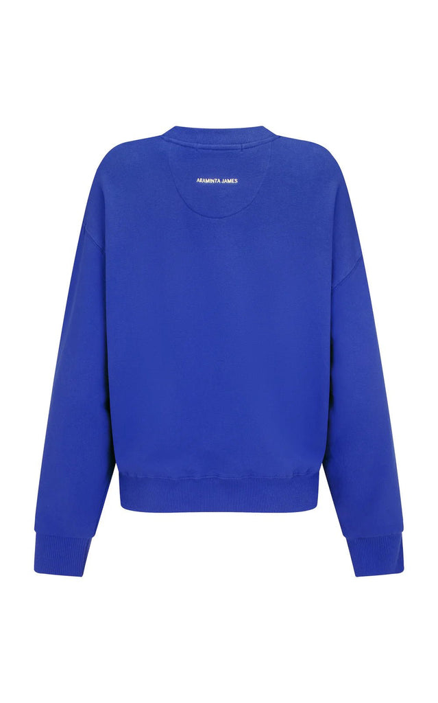 GRAZIE SWEATSHIRT - ULTRAMARINE - THEPINK