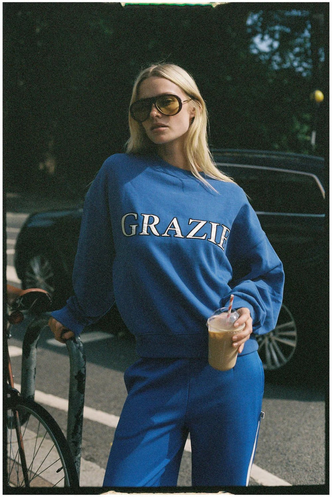 GRAZIE SWEATSHIRT - ULTRAMARINE - THEPINK