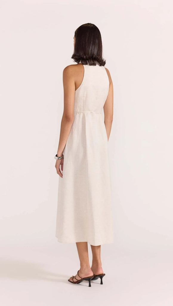HARPER WRAP MIDI DRESS - THEPINK
