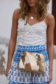 HILDA LEATHER BAG - GOLD - THEPINK