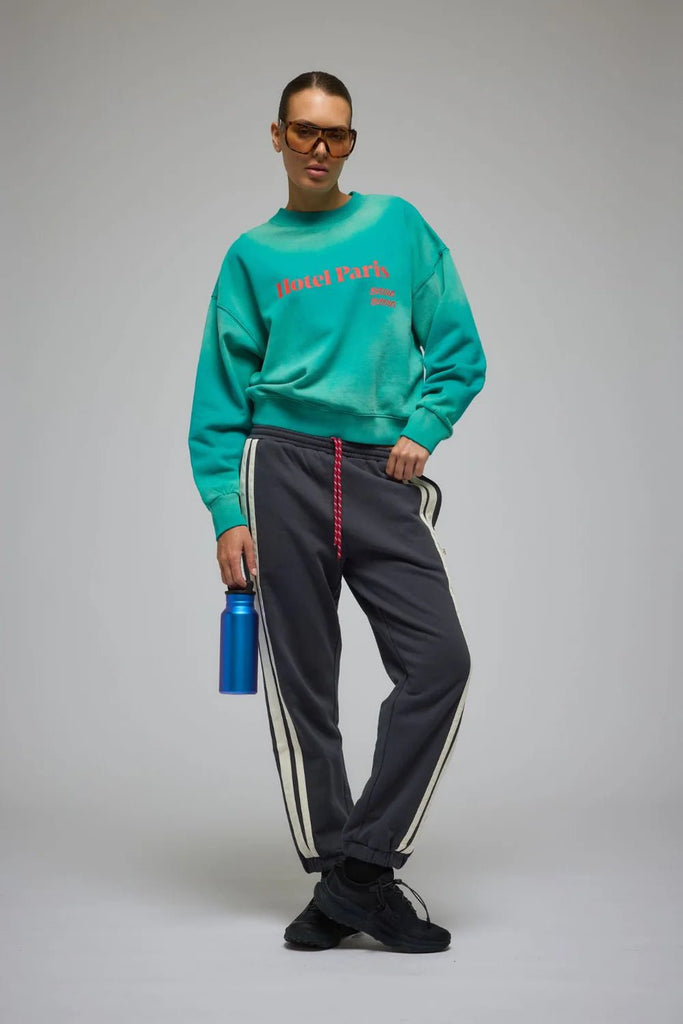 HOTEL PARIS SWEATSHIRT - OCEAN GREEN - THEPINK