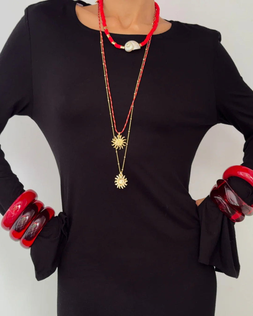IBIZA SUN NECKLACE - THEPINK