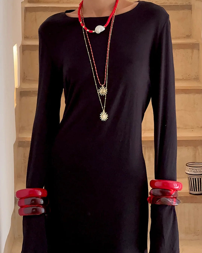 IBIZA SUN NECKLACE - THEPINK