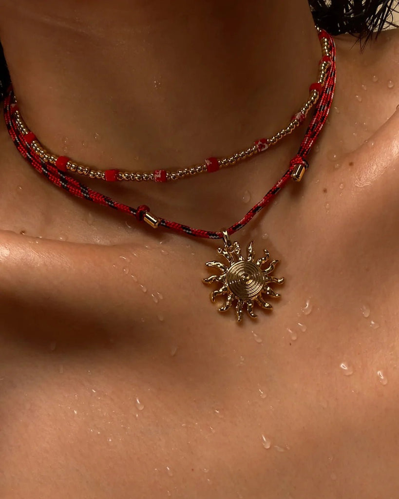 IBIZA SUN NECKLACE - THEPINK