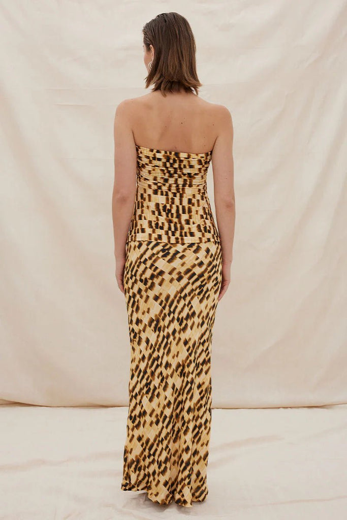 IMBUED BIAS SLIP SKIRT - THEPINK