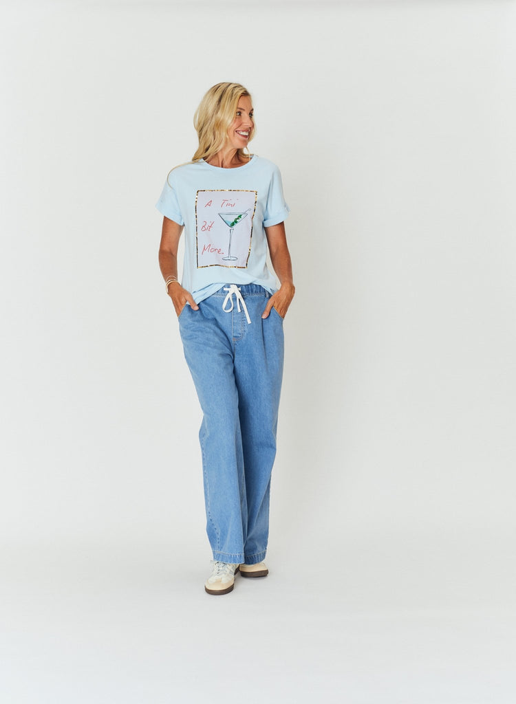 JADE RELAXED TEE - MARTINI - THEPINK