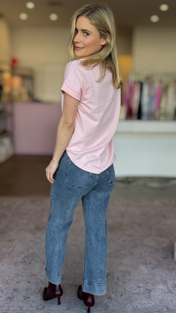 JADE RELAXED TEE - NOOSA BEACH - THEPINK