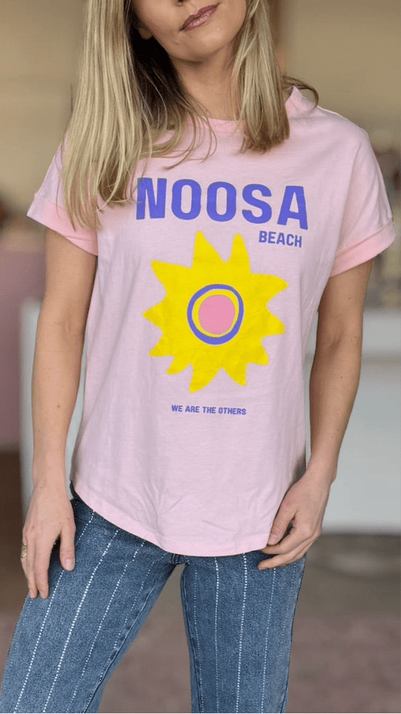 JADE RELAXED TEE - NOOSA BEACH - THEPINK