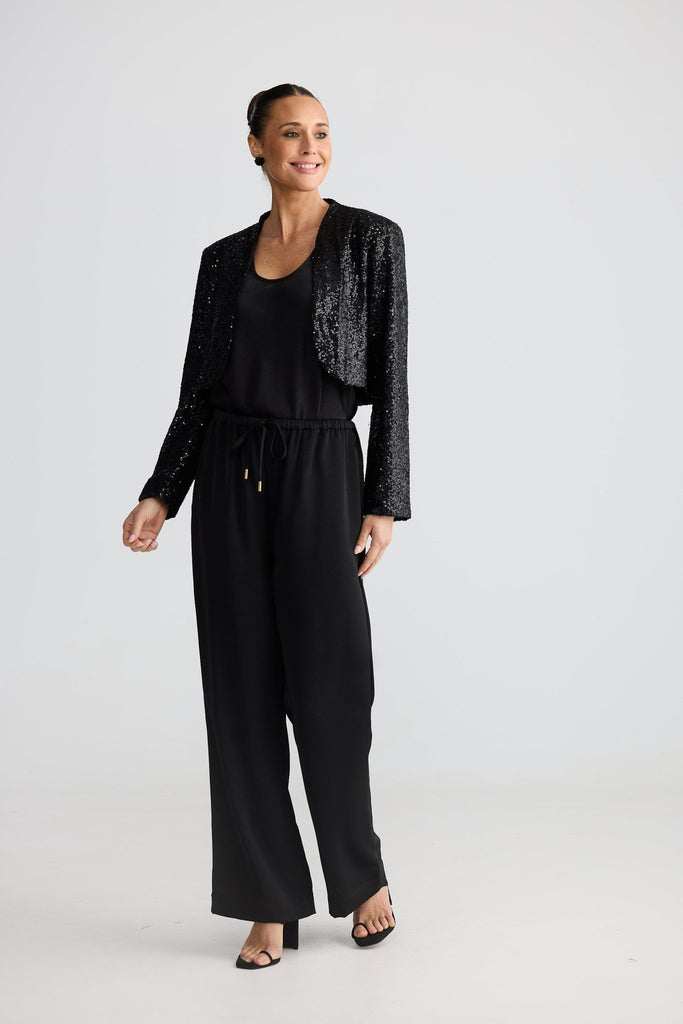 JAZZY BOLERO - BLACK - THEPINK