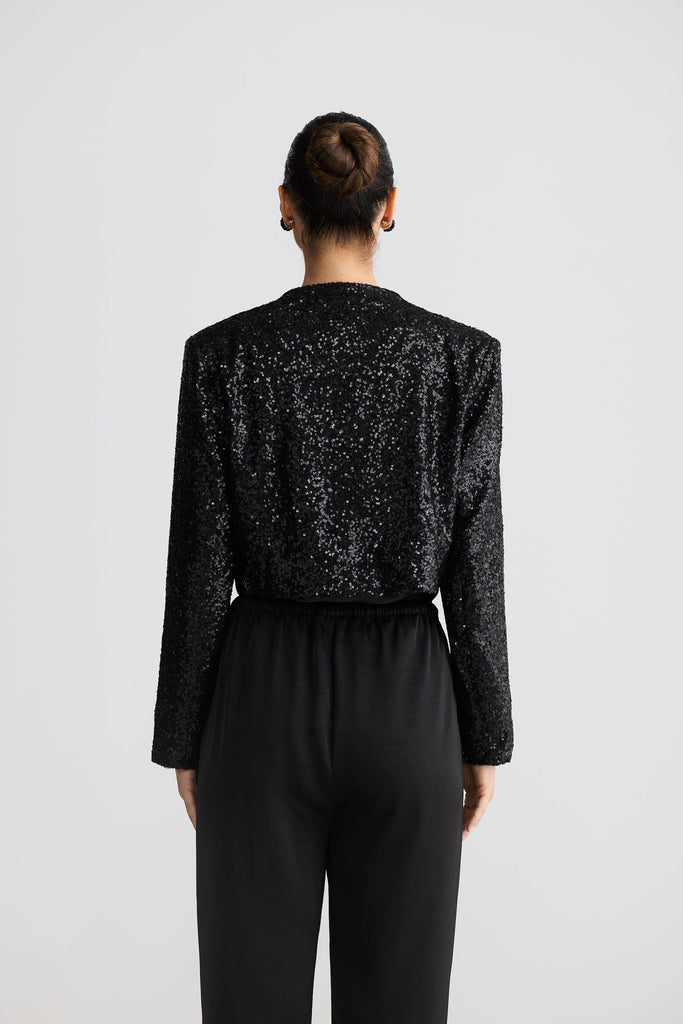 JAZZY BOLERO - BLACK - THEPINK