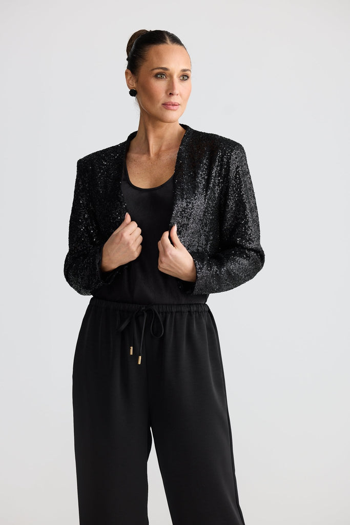 JAZZY BOLERO - BLACK - THEPINK