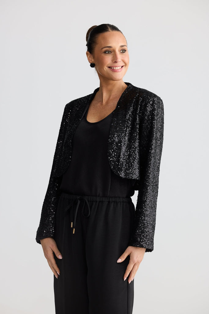JAZZY BOLERO - BLACK - THEPINK