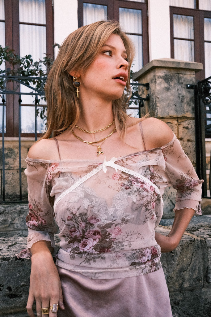 JULIET EARRINGS SMOKY QUARTZ - THEPINK