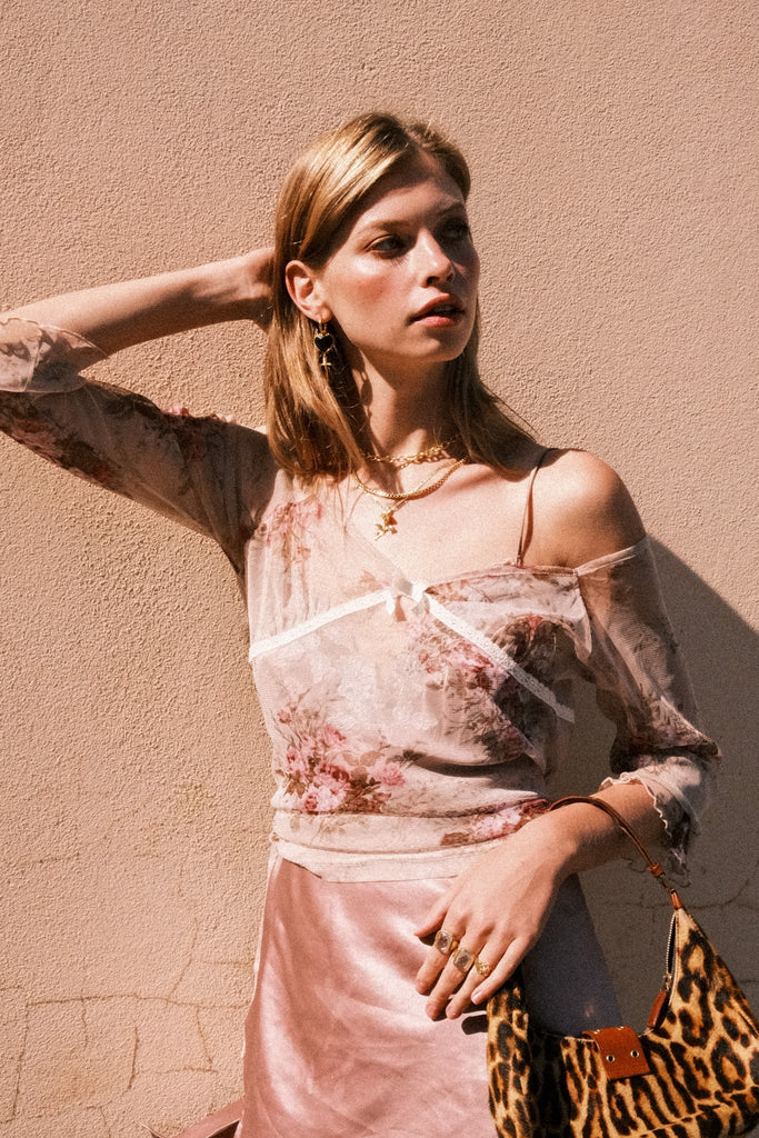 JULIET EARRINGS SMOKY QUARTZ - THEPINK