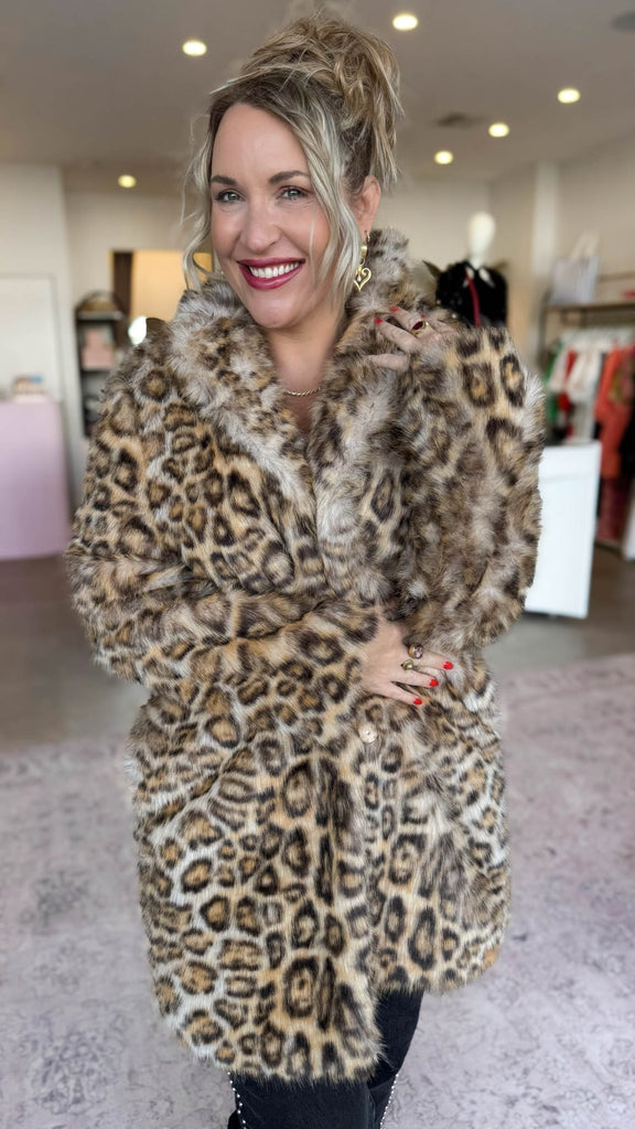 JUNGLE COAT - LEOPARD PRINT - THEPINK